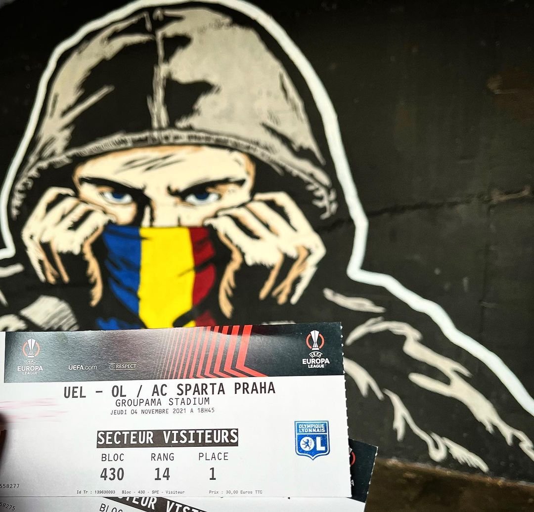 Sparta on Tour - Lyon! 
Dnes je poslední možnost k zakoupení lístků na čtvrteční zápas EL ve Francii. Pokladna u kotle je otevřená do 16:00

**pokud sháníte odvoz do Lyonu, napište do zpráv.